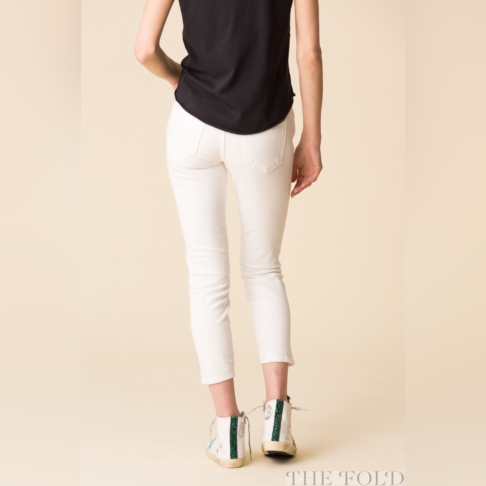 AMO Mid Rise Twist Jeans in Sea Salt 26 - Picture 2 of 8